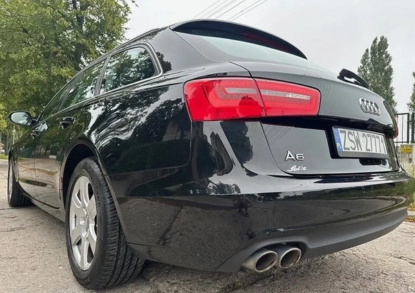 Audi A6 cena 54900 przebieg: 213824, rok produkcji 2014 z Jaworzno małe 407